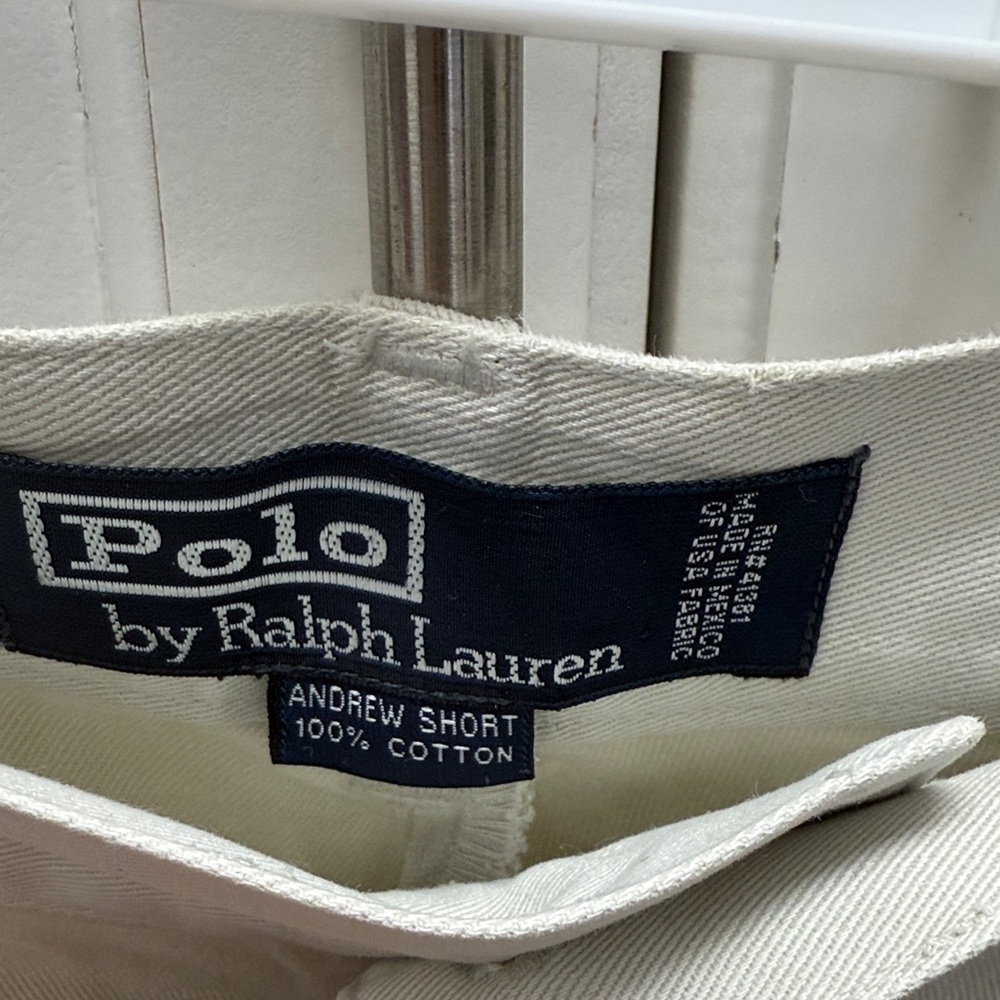 Ralph Lauren Men's Tan Pleated Front Shorts - Picture 2 of 5